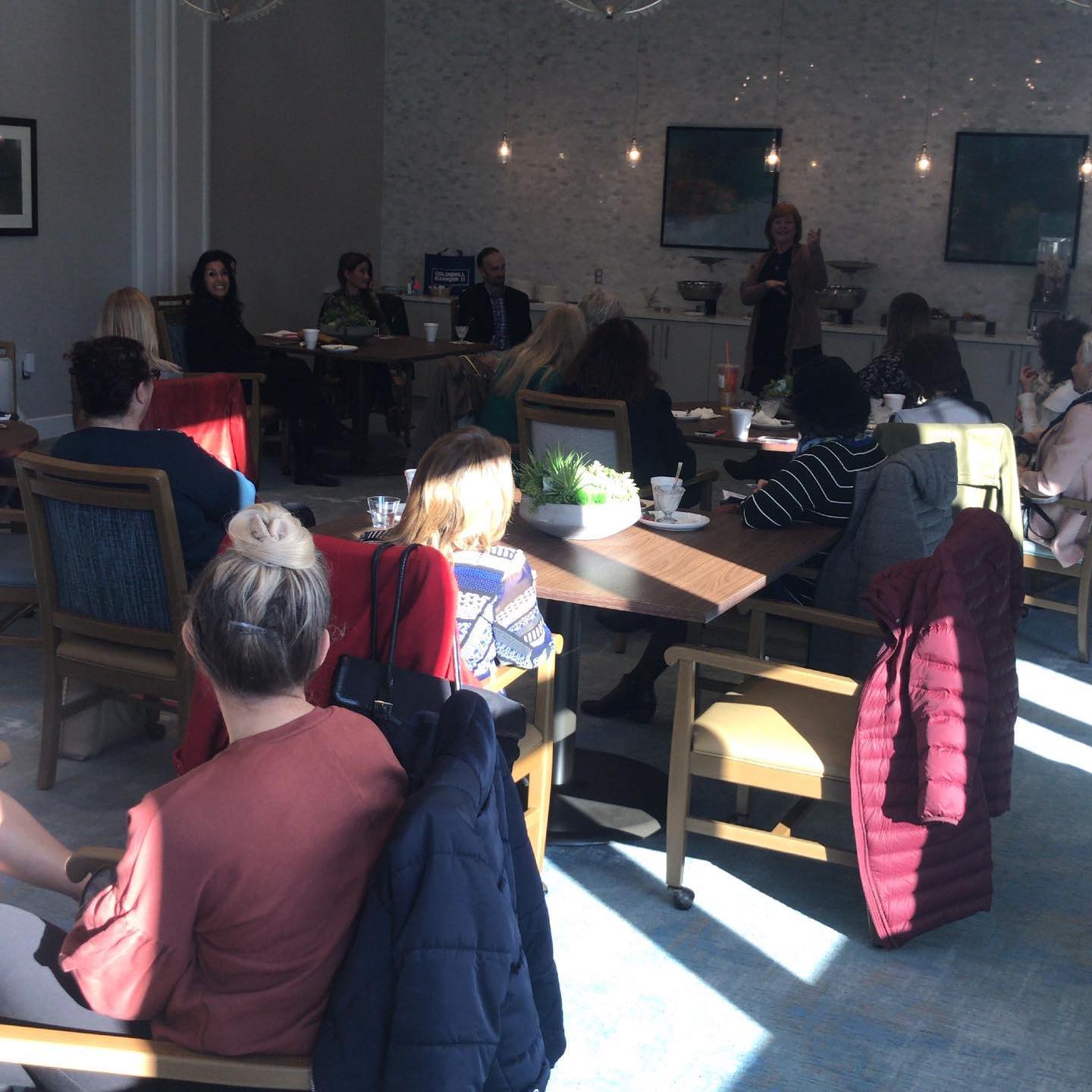 speaking at presentation